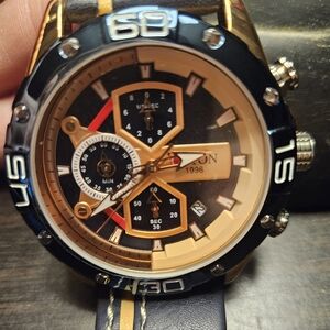 Cayon 1996 Men's Quartz Watch Brand New In Box Resembles a Naviforce